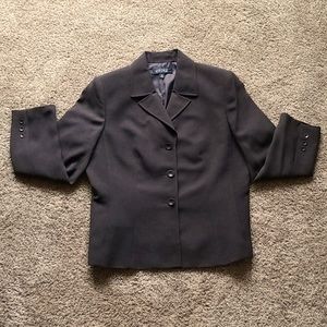 3/$15 Kasper brown petite blazer